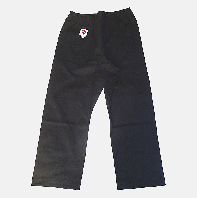 12oz Canvas Black Karate Pants